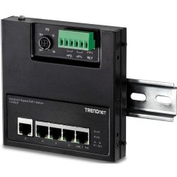 TI Hardened Industrial Wallmount Gigabit Switch (TI-PG50F)