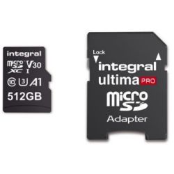 Premium microSDXC 512GB Speicherkarte (26-49-23/INMSDX512G-100/80V30)