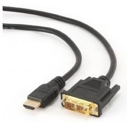 GEMBIRD Kabel HDMI -> DVI vergoldet, männlich-männl (CC-HDMI-DVI-10)