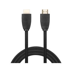 HDMI 2.1 Cable 8K, 2m HDMI-Kabel HDMI Typ A, schwarz (509-13)