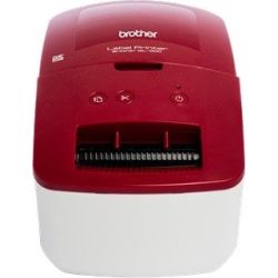 P-touch QL-600R Etikettendrucker weiß/rot (QL600RXX1)