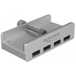 Externer USB 3.0 4 Port Hub mit Feststellschraube, USB-Hub (64046)