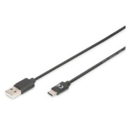 USB C KAB. C/ST<>A/ST 1,8m (AK-300154-018-S)
