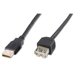 USB EXT CABLE A 3.0M (AK-300200-030-S)
