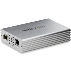 STARTECH.COM 10 Gb LWL / Glasfaser Medienkonverter mit off (MCM10GSFP)