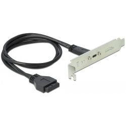 Slotblech mit 1x USB Type-C Port (89937)