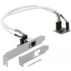 Mini PCIe I/O PCIe half size 1 x Gigabit LAN Low Profile, LAN- (95265)