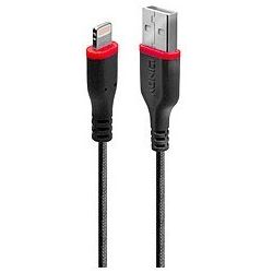 Robustes Kabel USB-A zu Lightning 0.5m schwarz (31290)