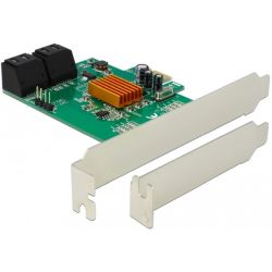 Controllerkarte PCIe 2.0 x1 zu 4x SATA 6Gb/s (90382)