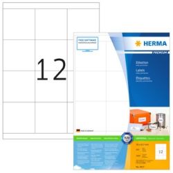 HERMA Etiketten Premium A4 weiß 70x67,7  mm Papier 2400 St. (4617)