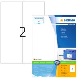 HERMA Etiketten Premium A4 weiß 105x297  mm Papier  200 St. (4658)
