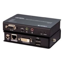 CE611 Mini USB HDBaseT DVI KVM Extender schwarz (CE611)
