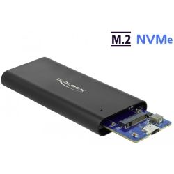 USB-C 3.1 Externes Gehäuse für M.2 SSD schwarz (42614)