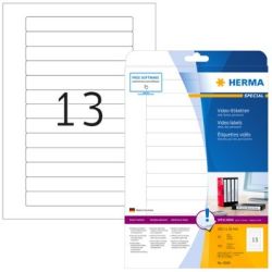 HERMA Video-Etiketten A4 weiß 147,3x20  mm Papier 325 St. (5069)