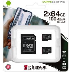 Canvas Select Plus R100 microSDXC 64GB Speicherkarte (SDCS2/64GB-2P1A)