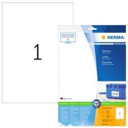 HERMA Etiketten Premium A4 weiß 210x297   mm Papier  10 St. (8637)