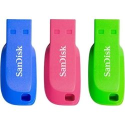 Cruzer Blade 32GB USB-Stick blau/pink/grün (SDCZ50C-032G-B46T)