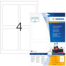 Flaschenetiketten Inkjet 90x210mm weiß 10 Blatt (8882)