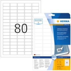 HERMA Etiketten A4 weiß 35,6x16,9 mm ablösb. Papier 2000 St. (10003)