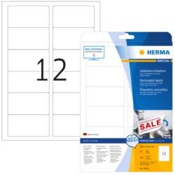HERMA Etiketten A4 weiß 88,9x46,6 mm ablösbar Papier 300 St. (10010)