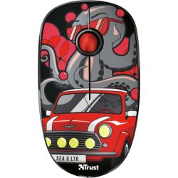 Sketch Silent Click Wireless Maus rot (23336)