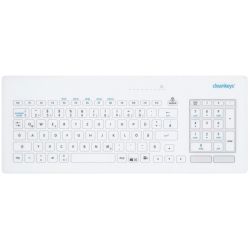 Cleankeys CK5 Tastatur mit Touchpad weiß (KR26202)