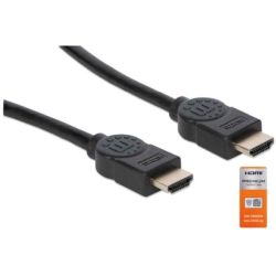 MANHATTAN Premium HDMI-Kabel mit Ethernet-Kanal 4K60Hz 18 Gbi (354837)