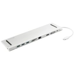 USB-C 10-in-1 Docking Station grau (136-31)