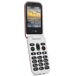 6060 Dual-SIM Mobiltelefon rot/weiß (380468)