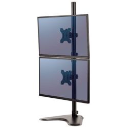 Dual-Monitor-Tischständer vertikal schwarz (8044001)