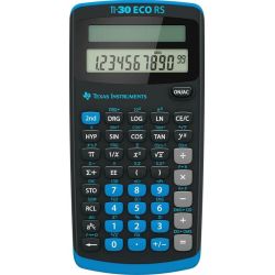 TI-30 ECO RS Taschenrechner schwarz/blau (TI-30 ECO RS)