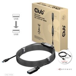 Club3D USB 3.2 A Verlängerungskabel 10m aktiv  5 Gbps  St/ (CAC-1405)