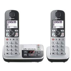 KX-TGE522GS Schnurlostelefon silber + 2. Mobilteil (KX-TGE522GS)