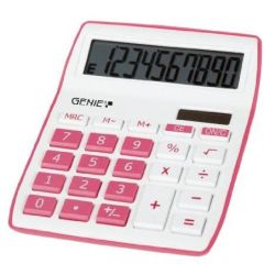 840P Taschenrechner weiß/pink (12264)