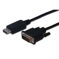 ASSMANN Adapterkabel DisplayPort 1.2 DVI-D 24+1 M/M  (AK-340301-050-S)