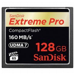 CompactFlash Card Extreme Pro 128GB Speicherkarte (SDCFXPS-128G-X46)