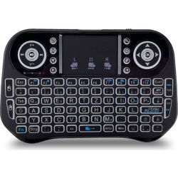 WK-300 Wireless Mini RGB Tastatur schwarz (2556)