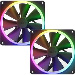 NZXT F Series F140 RGB DUO Twin Pack 140mm Lüfter matte black (RF-D14DF-B1)