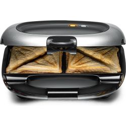 ST 1000 Sandwichgrill silber/schwarz (ST1000)