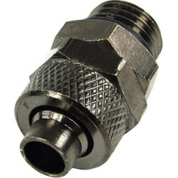 Aquatuning Anschluss G1/4 zu 10/8mm black nickel (62095)
