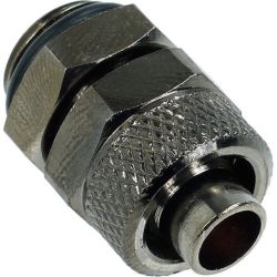 Aquatuning Schlauchanschluss G1/4 zu 11/8mm schwarz vernickelt (62112)