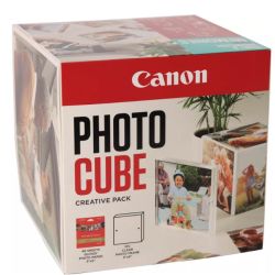 Plus Glossy II PP-201 Photo Cube blau Fotopapier weiß (2311B076)