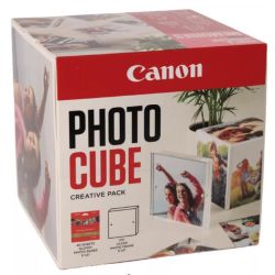 Plus Glossy II PP-201 Photo Cube pink Fotopapier weiß (2311B075)