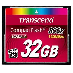 CompactFlash Card (CF) 800x 32GB Speicherkarte (TS32GCF800)