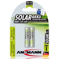 Solar Micro AAA NiMH Akku 550mAh, 2er-Pack (1311-0001)