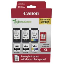 2x PG-545XL / 1x CL-546XL Photo Value Pack hohe Kapazität (8286B015)