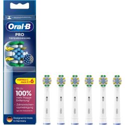 Oral-B Tiefenreinigung Ersatzbürste weiß 6er-Pack (860793)