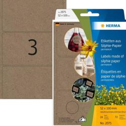 HERMA  Büropackung Vielzwecketiketten Silphie 52x100mm (2075)