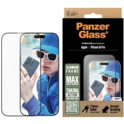 Screen Protector Aluminum Frame für Apple iPhone 16 Pro (2850)