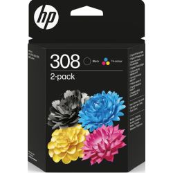 308 Druckkopf mit Tinte schwarz/farbig (6L6S6UE)